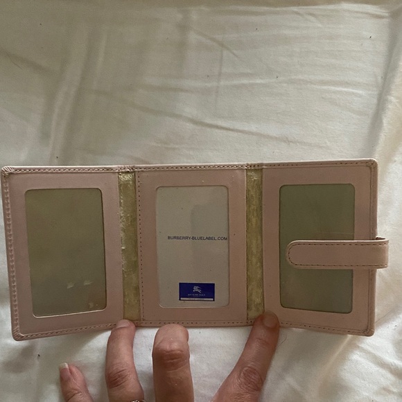 Burberry Blue Label Light Pink Leather Card Holder - Picture 6 of 8
